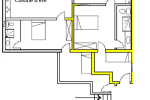 Plan of apartments N 21 and n 22